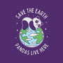 Save The Earth Pandas Live Here-Youth-Basic-Tee-brunopires