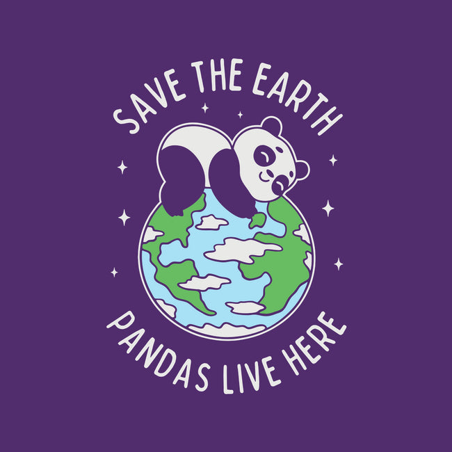 Save The Earth Pandas Live Here-Mens-Basic-Tee-brunopires