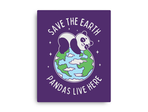 Save The Earth Pandas Live Here