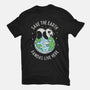 Save The Earth Pandas Live Here-Womens-Fitted-Tee-brunopires