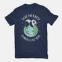 Save The Earth Pandas Live Here-Womens-Basic-Tee-brunopires