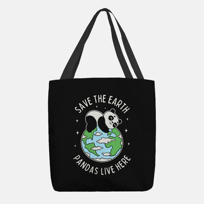 Save The Earth Pandas Live Here-None-Basic Tote-Bag-brunopires