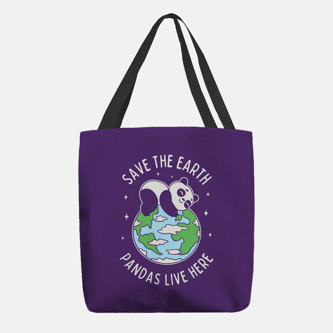 Save The Earth Pandas Live Here-None-Basic Tote-Bag-brunopires