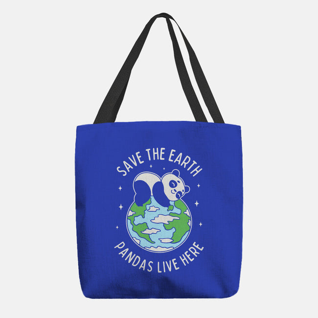 Save The Earth Pandas Live Here-None-Basic Tote-Bag-brunopires