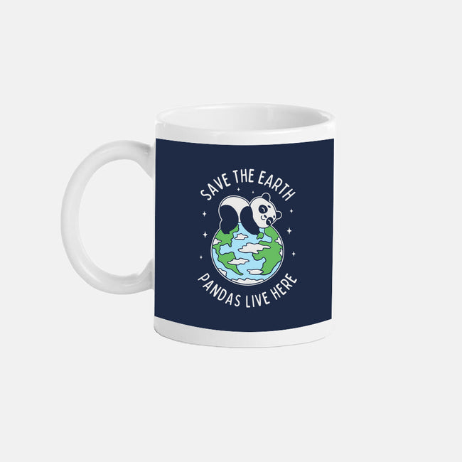 Save The Earth Pandas Live Here-None-Mug-Drinkware-brunopires