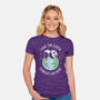 Save The Earth Pandas Live Here-Womens-Fitted-Tee-brunopires