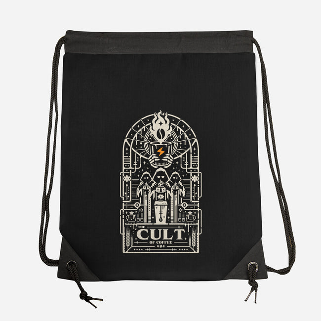 The Cult Of Coffee-None-Drawstring-Bag-BadBox