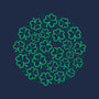 Green Shamrocks-Unisex-Zip-Up-Sweatshirt-xMorfina