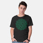 Green Shamrocks-Mens-Basic-Tee-xMorfina