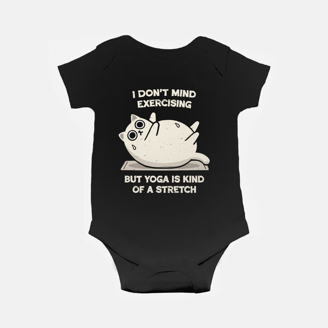 Yoga Is A Stretch-Baby-Basic-Onesie-BridgeWalker