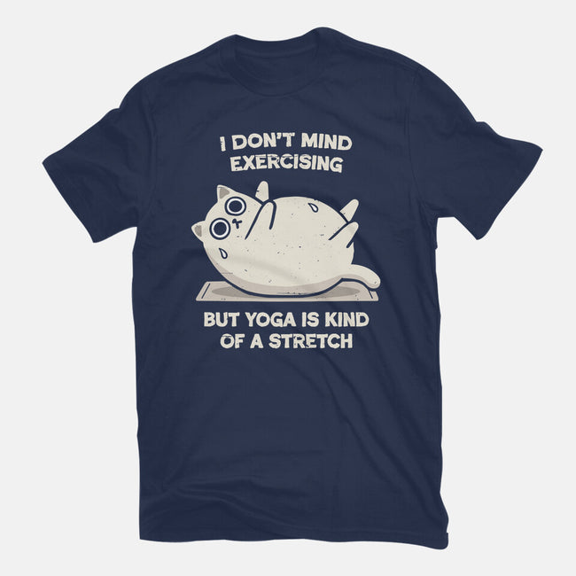 Yoga Is A Stretch-Womens-Fitted-Tee-BridgeWalker