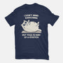 Yoga Is A Stretch-Womens-Fitted-Tee-BridgeWalker