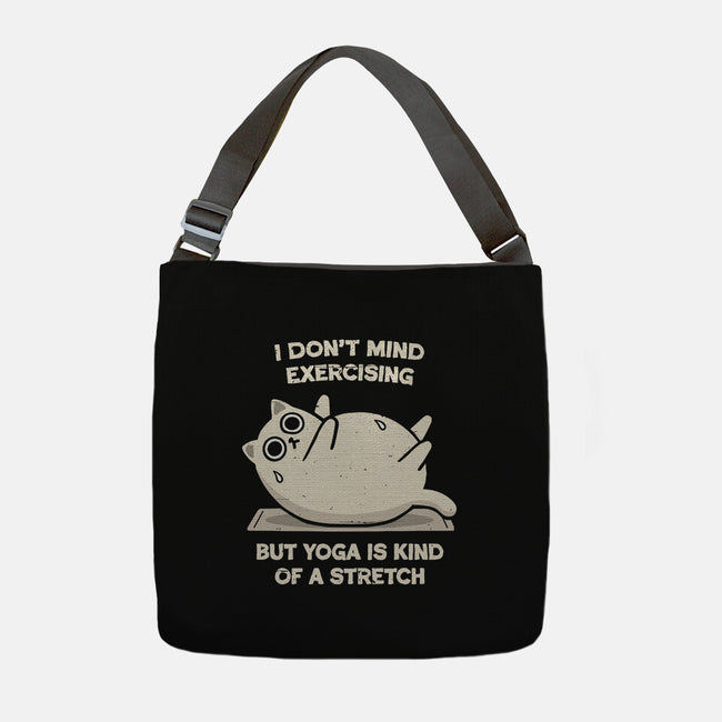 Yoga Is A Stretch-None-Adjustable Tote-Bag-BridgeWalker