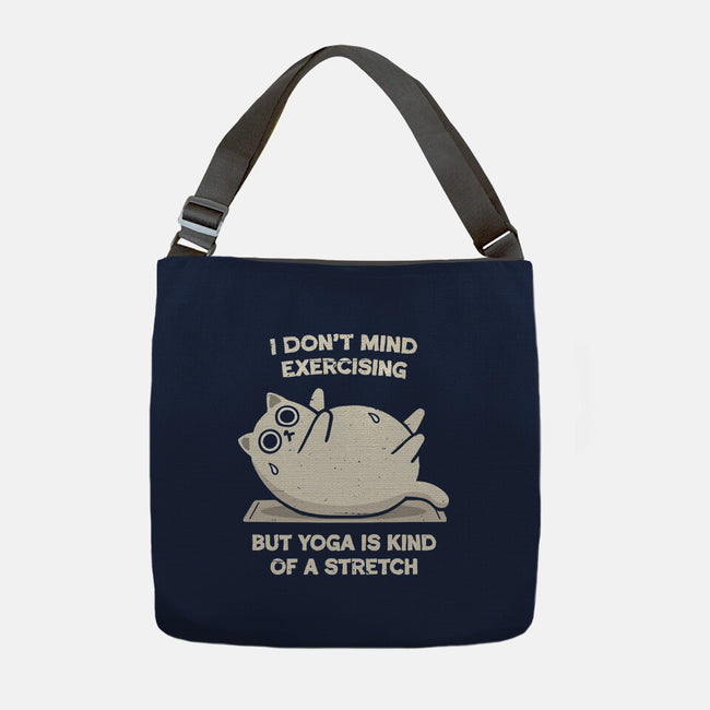 Yoga Is A Stretch-None-Adjustable Tote-Bag-BridgeWalker