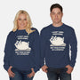 Yoga Is A Stretch-Unisex-Crew Neck-Sweatshirt-BridgeWalker