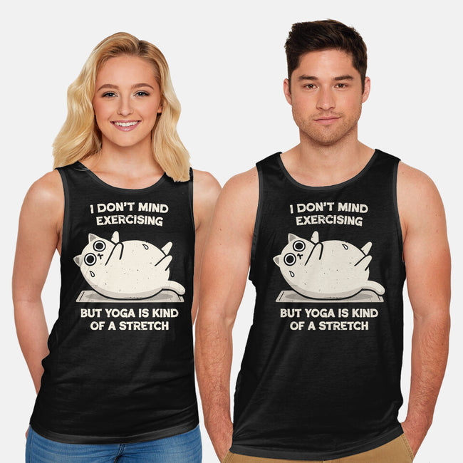 Yoga Is A Stretch-Unisex-Basic-Tank-BridgeWalker