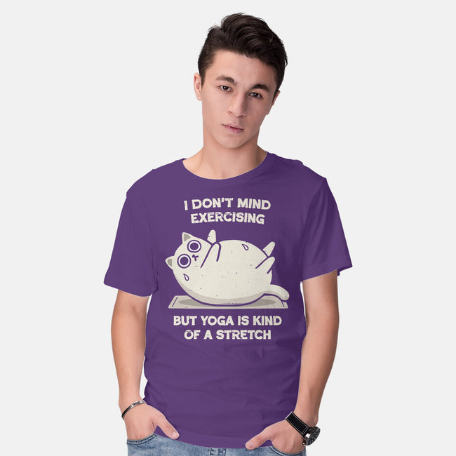 Yoga Is A Stretch-Mens-Basic-Tee-BridgeWalker