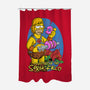 Masters Of The Springfield-None-Polyester-Shower Curtain-Nihon Bunka