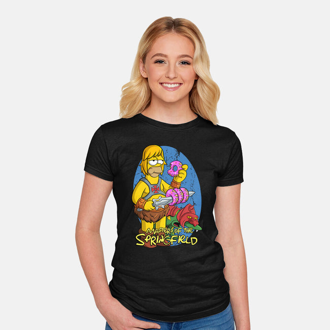 Masters Of The Springfield-Womens-Fitted-Tee-Nihon Bunka