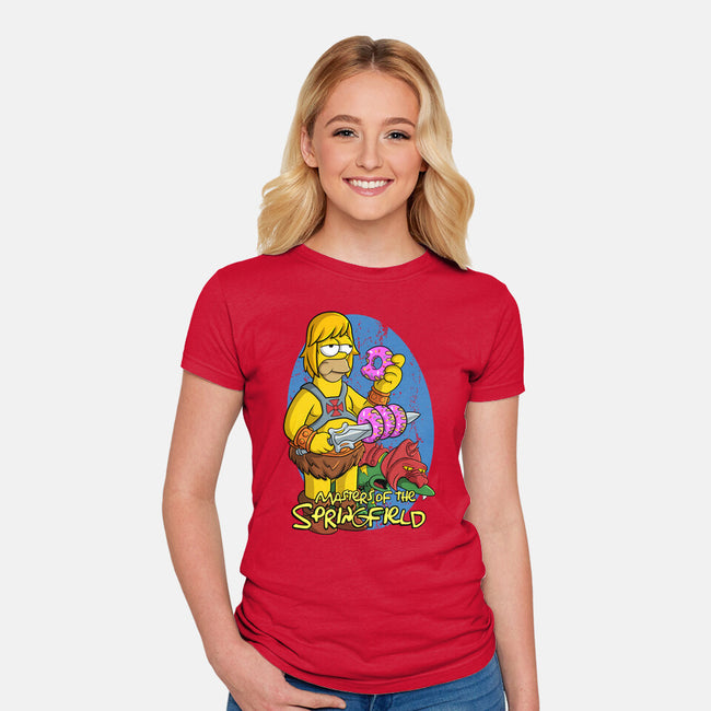 Masters Of The Springfield-Womens-Fitted-Tee-Nihon Bunka