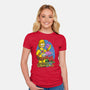 Masters Of The Springfield-Womens-Fitted-Tee-Nihon Bunka