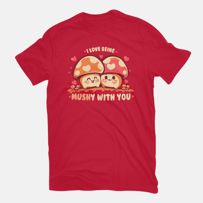 Being Mushy With You-Womens-Basic-Tee-TechraNova