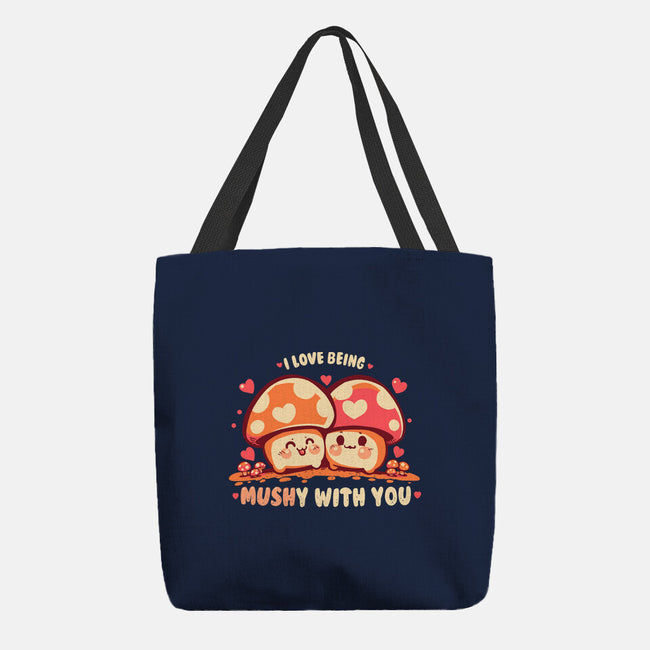 Being Mushy With You-None-Basic Tote-Bag-TechraNova