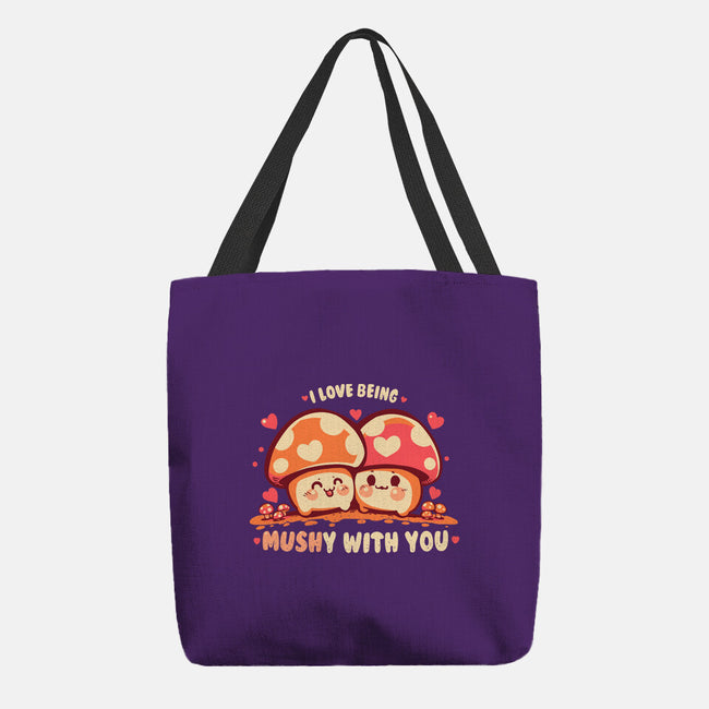 Being Mushy With You-None-Basic Tote-Bag-TechraNova