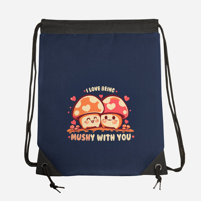 Being Mushy With You-None-Drawstring-Bag-TechraNova