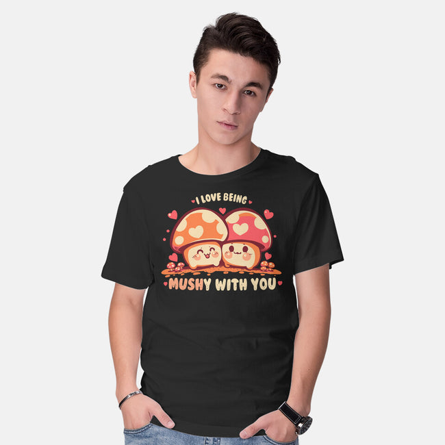 Being Mushy With You-Mens-Basic-Tee-TechraNova