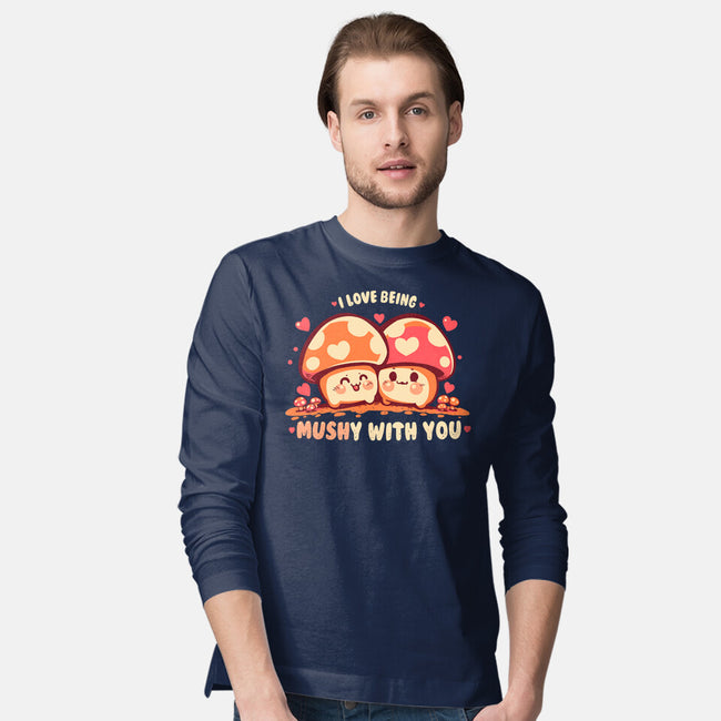 Being Mushy With You-Mens-Long Sleeved-Tee-TechraNova