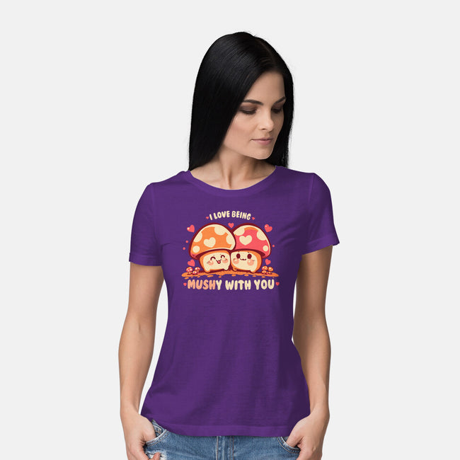 Being Mushy With You-Womens-Basic-Tee-TechraNova