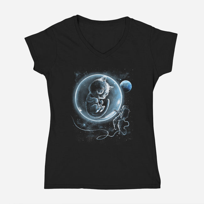 A Cat Odyssey-Womens-V-Neck-Tee-zascanauta