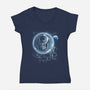 A Cat Odyssey-Womens-V-Neck-Tee-zascanauta