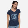 A Cat Odyssey-Womens-V-Neck-Tee-zascanauta