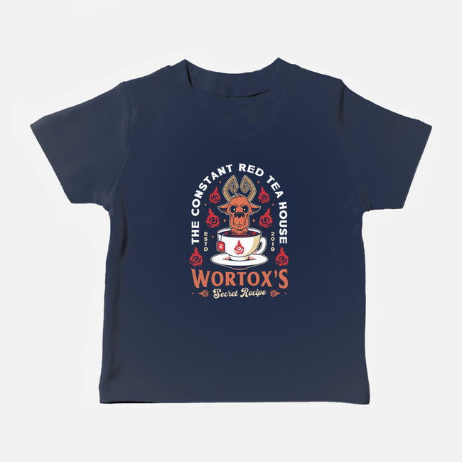 Wortox Red Tea Emblem-Baby-Basic-Tee-LAGELANTEE
