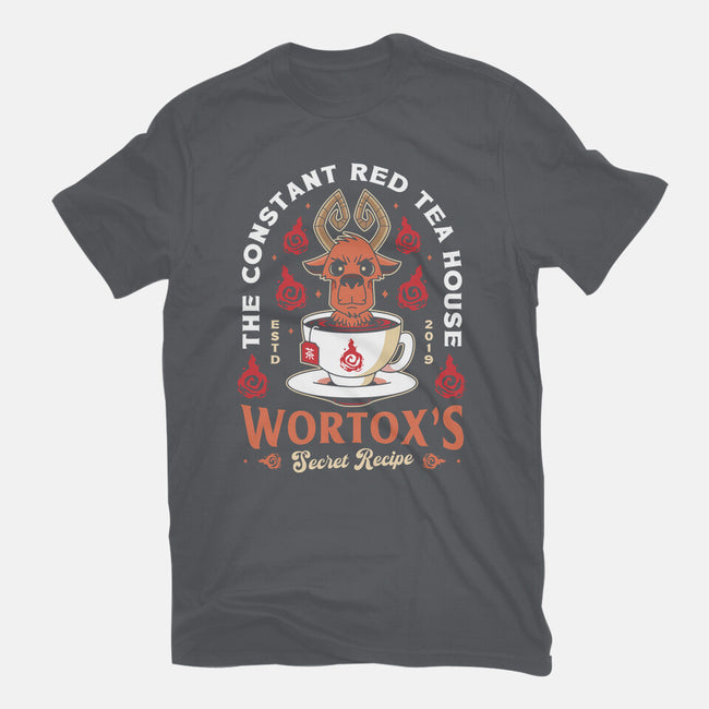 Wortox Red Tea Emblem-Womens-Basic-Tee-LAGELANTEE