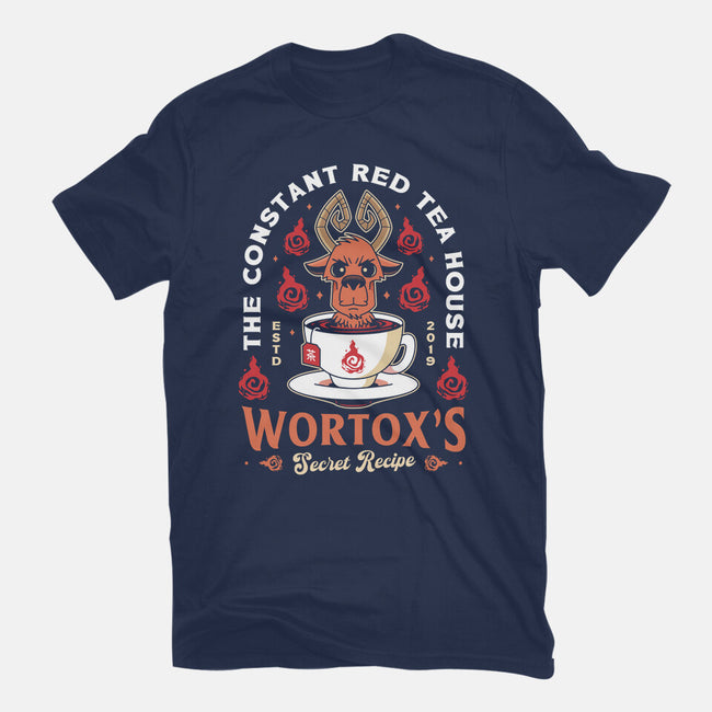 Wortox Red Tea Emblem-Womens-Basic-Tee-LAGELANTEE