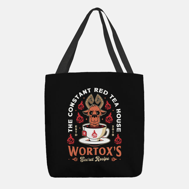 Wortox Red Tea Emblem-None-Basic Tote-Bag-LAGELANTEE