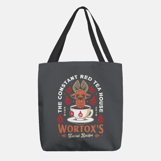 Wortox Red Tea Emblem-None-Basic Tote-Bag-LAGELANTEE