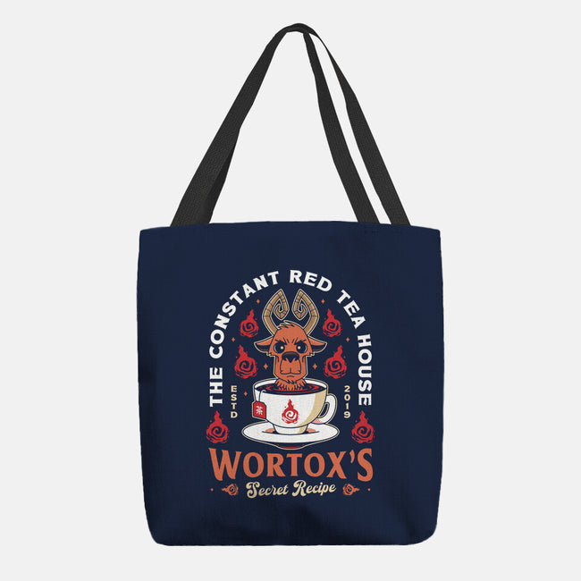 Wortox Red Tea Emblem-None-Basic Tote-Bag-LAGELANTEE