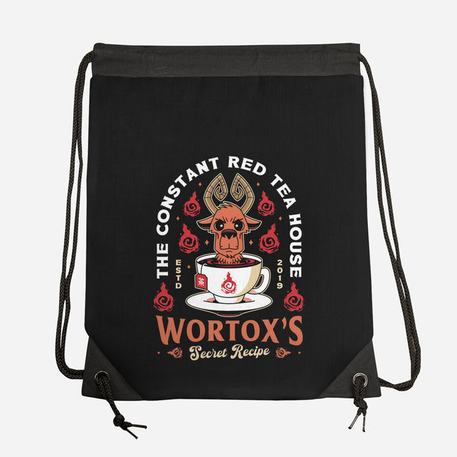 Wortox Red Tea Emblem-None-Drawstring-Bag-LAGELANTEE