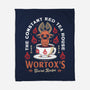 Wortox Red Tea Emblem-None-Fleece-Blanket-LAGELANTEE