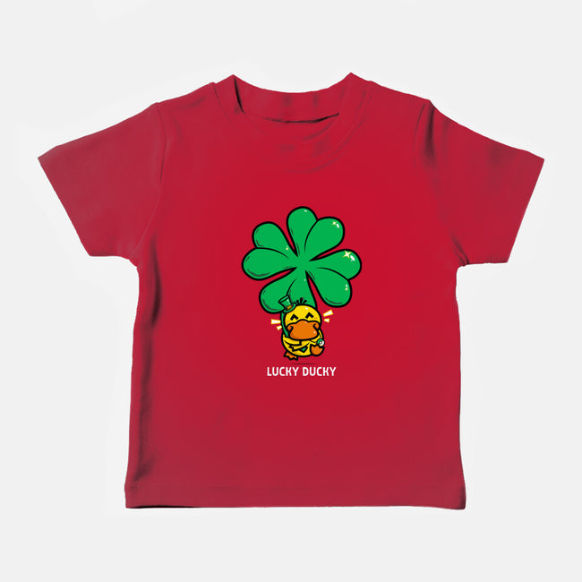 Lucky Ducky-Baby-Basic-Tee-krisren28