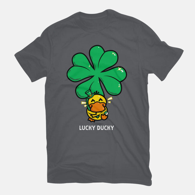 Lucky Ducky-Unisex-Basic-Tee-krisren28