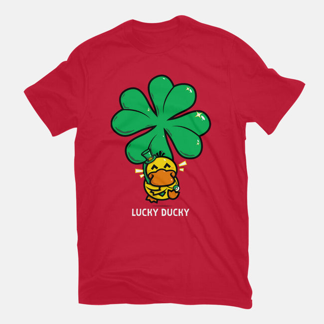 Lucky Ducky-Womens-Fitted-Tee-krisren28