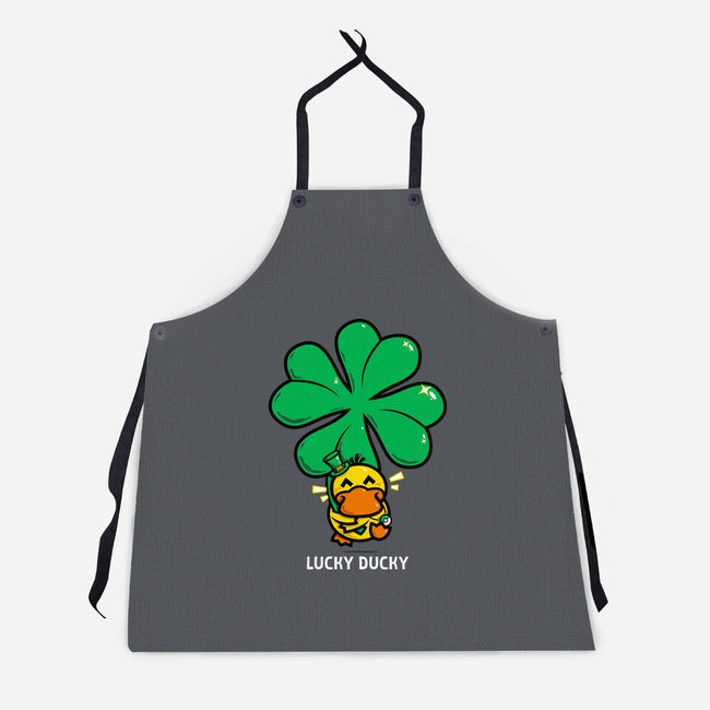Lucky Ducky-Unisex-Kitchen-Apron-krisren28