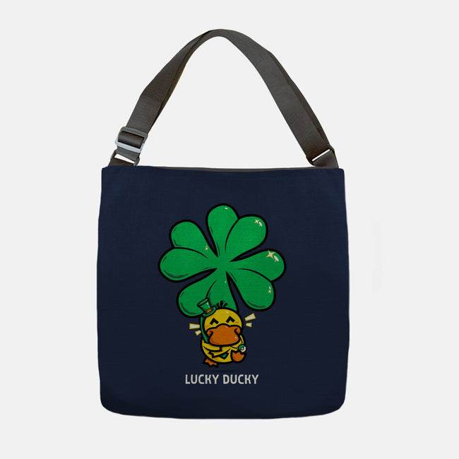 Lucky Ducky-None-Adjustable Tote-Bag-krisren28