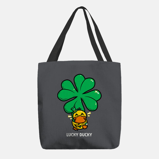 Lucky Ducky-None-Basic Tote-Bag-krisren28