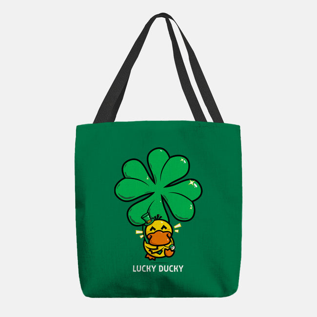 Lucky Ducky-None-Basic Tote-Bag-krisren28